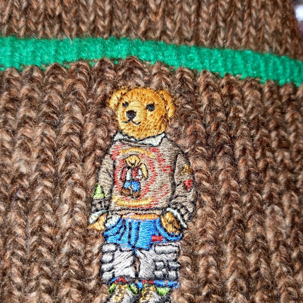 COPY - COPY - Polo bear winter Ralph Lauren ski.  beenie. - Picture 5 of 6